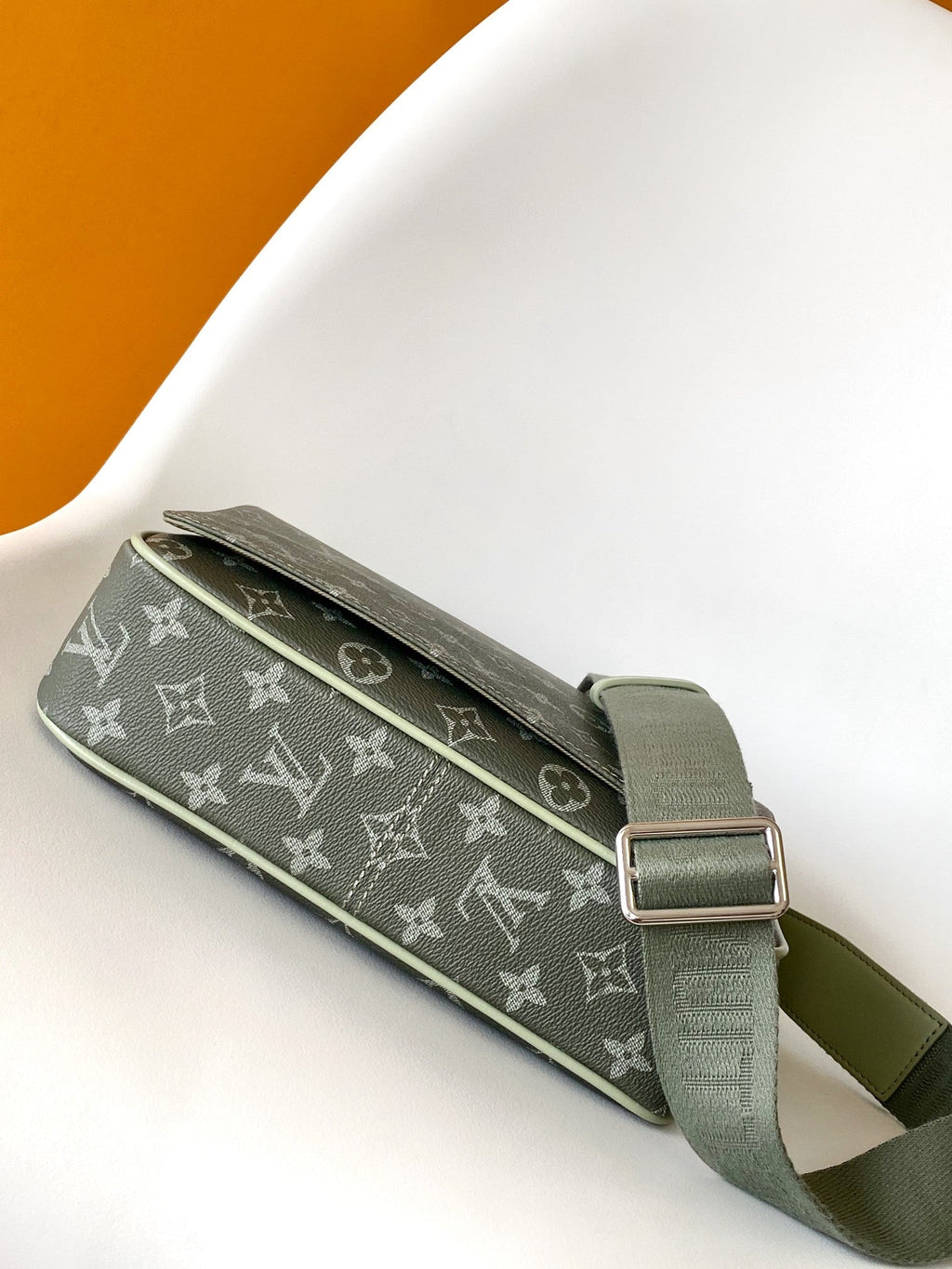 LV District PM Khaki Green Monogram Gradient Coated Canvas 268798