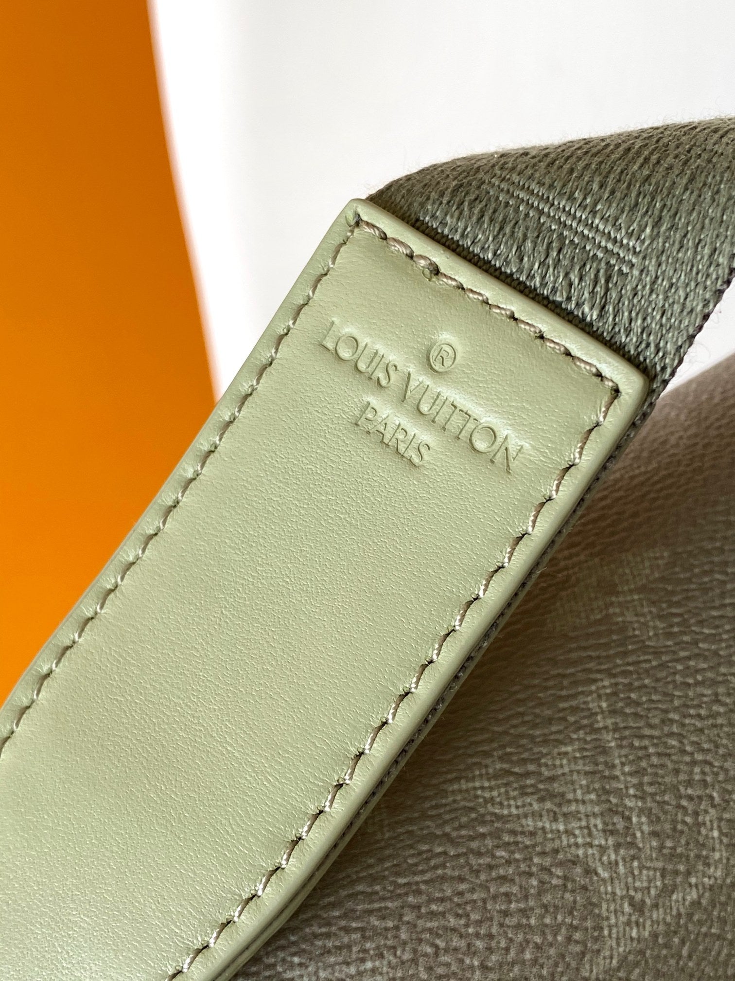 LV District PM Khaki Green Monogram Gradient Coated Canvas 268798