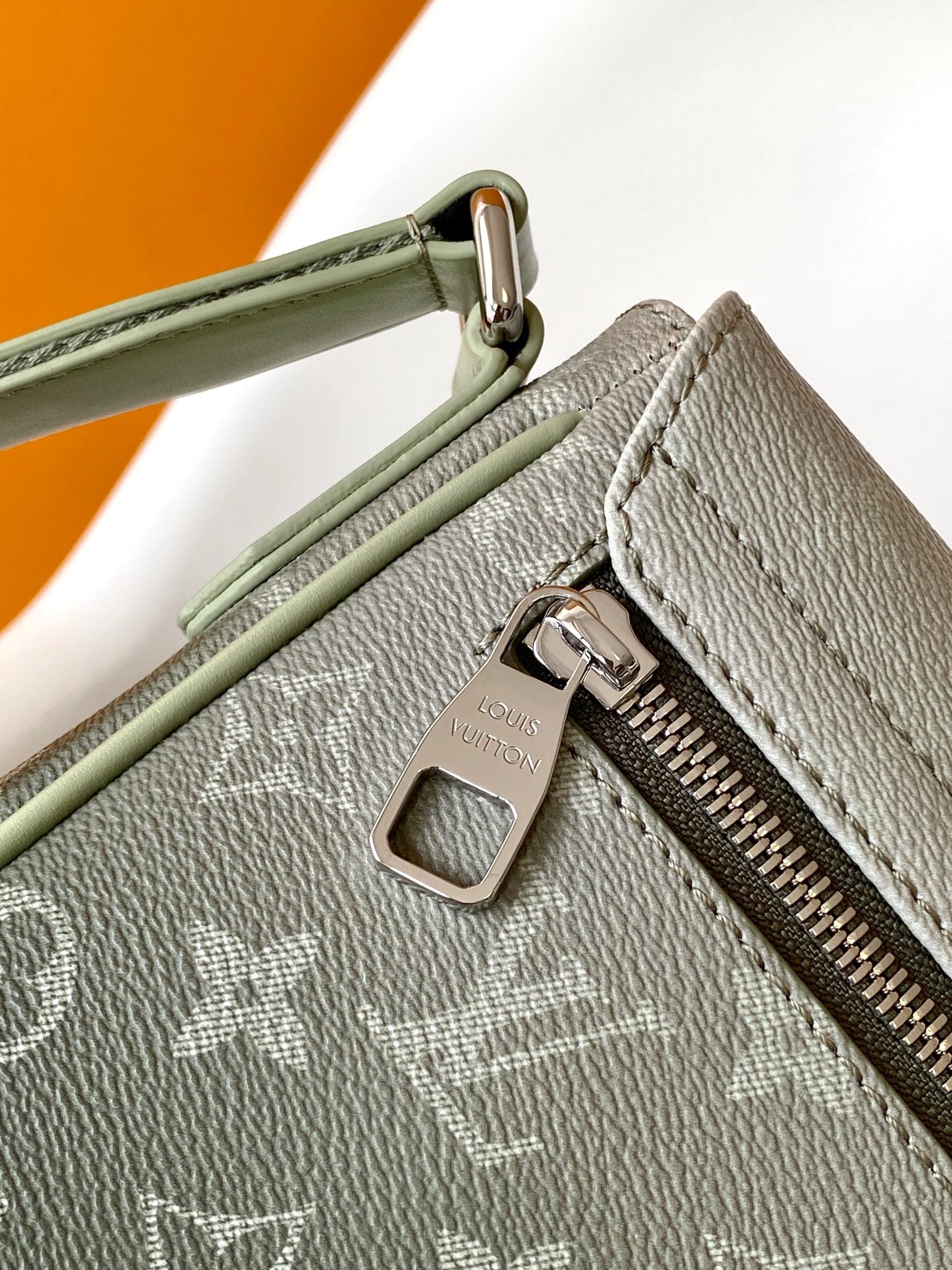 LV District PM Khaki Green Monogram Gradient Coated Canvas 268798
