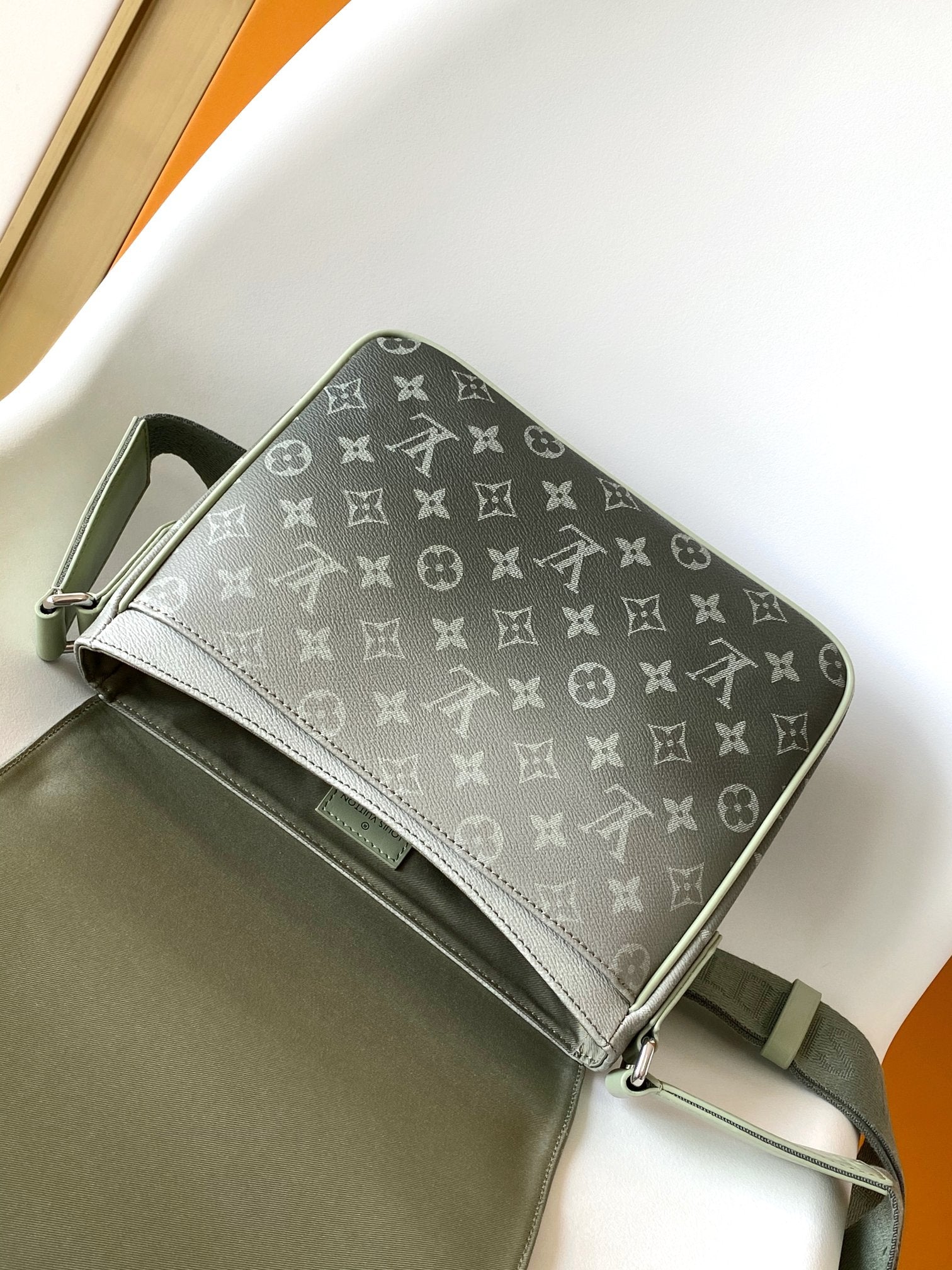 LV District PM Khaki Green Monogram Gradient Coated Canvas 268798