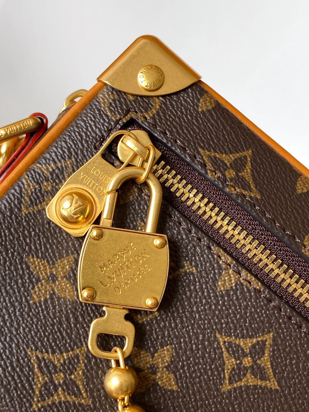 LV Mini Soft Trunk With Chain Brown Monogram Canvas GHW 268790