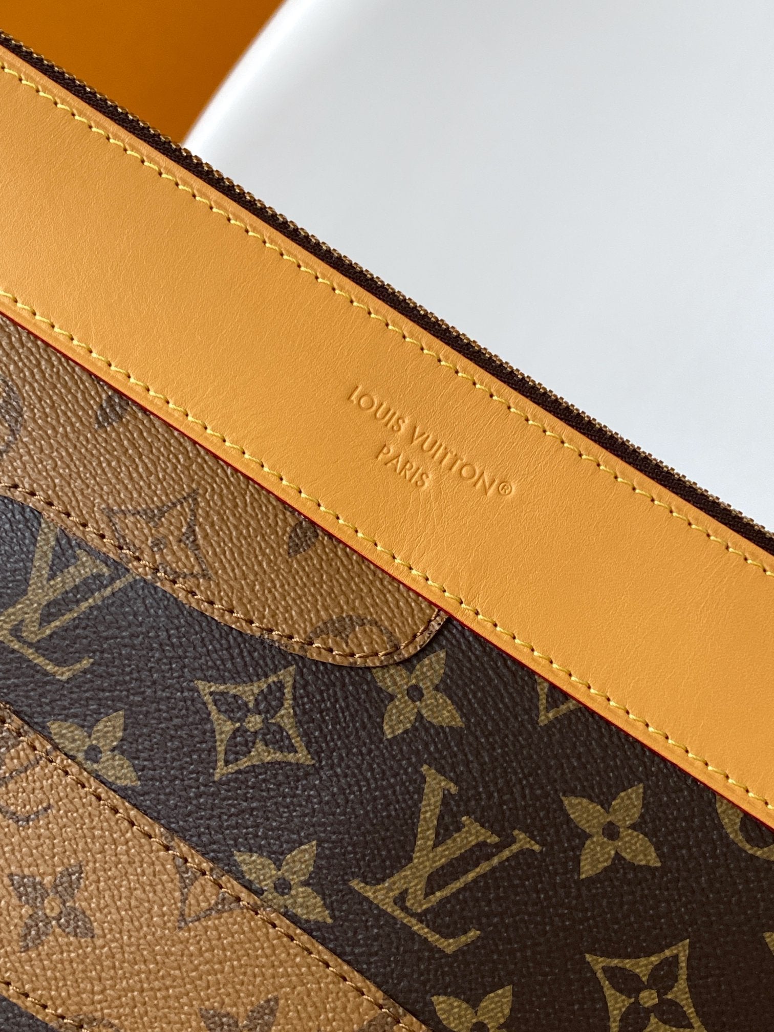 LV Pochette Voyage Souple Brown Monogram Landscape Canvas 268769