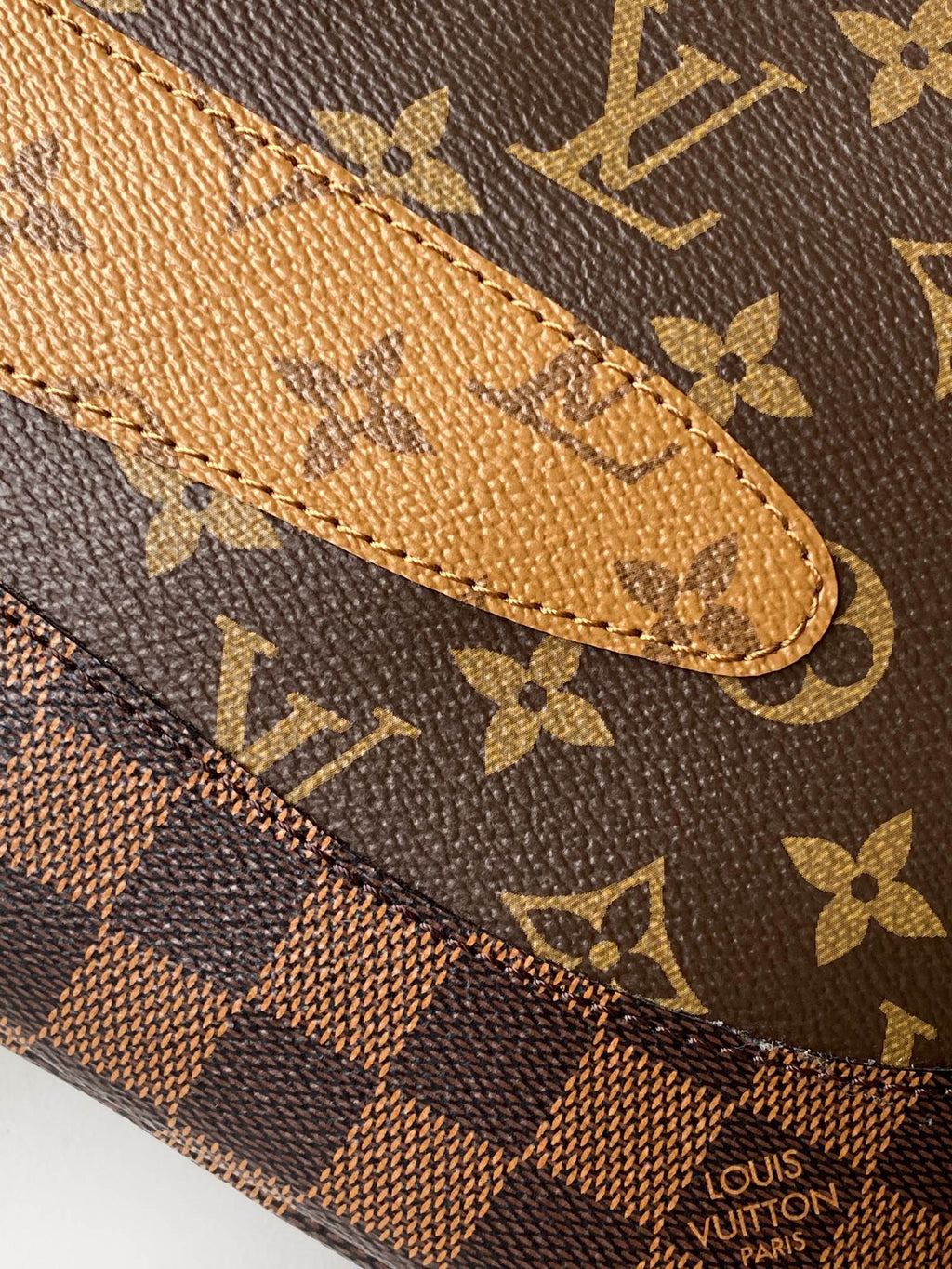 LV Pochette Voyage Souple Brown Monogram Landscape Canvas 268769