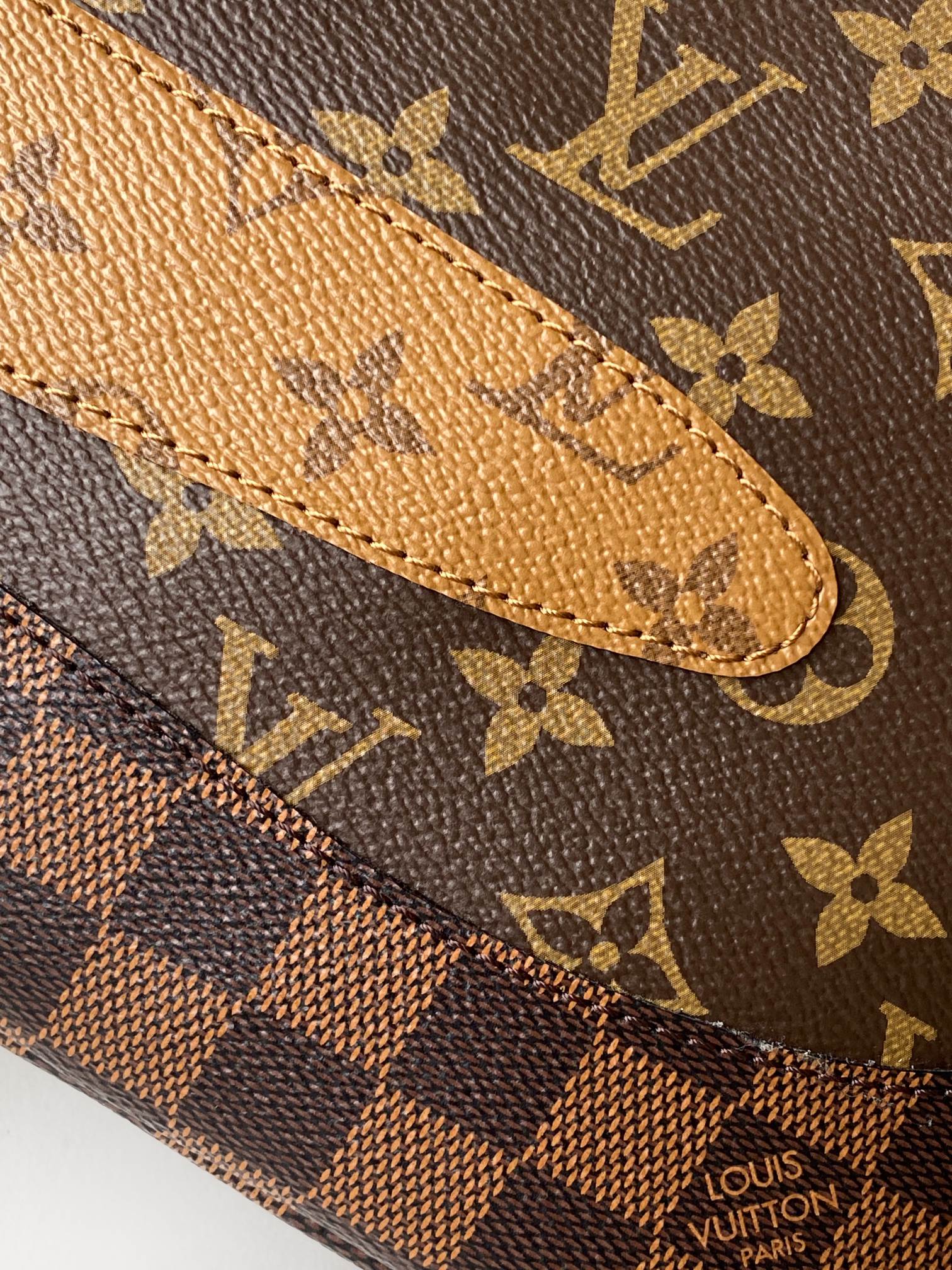 LV Pochette Voyage Souple Brown Monogram Landscape Canvas 268769
