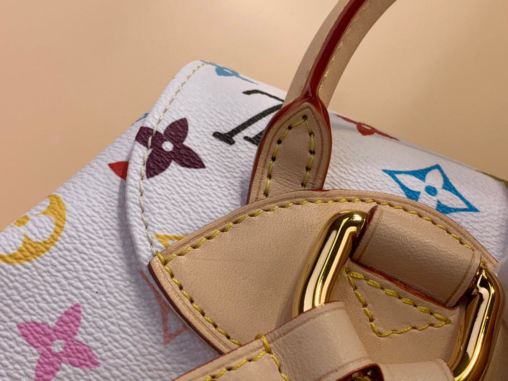 LV Venice LV x TM White Multicolored Monogram Canvas 203340