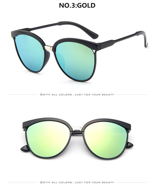 Cat Eye Brand Designer Sunglasses Women Luxury Plastic Sun Glasses Classic Retro Outdoor Eyewear Oculos De Sol Gafass-sss