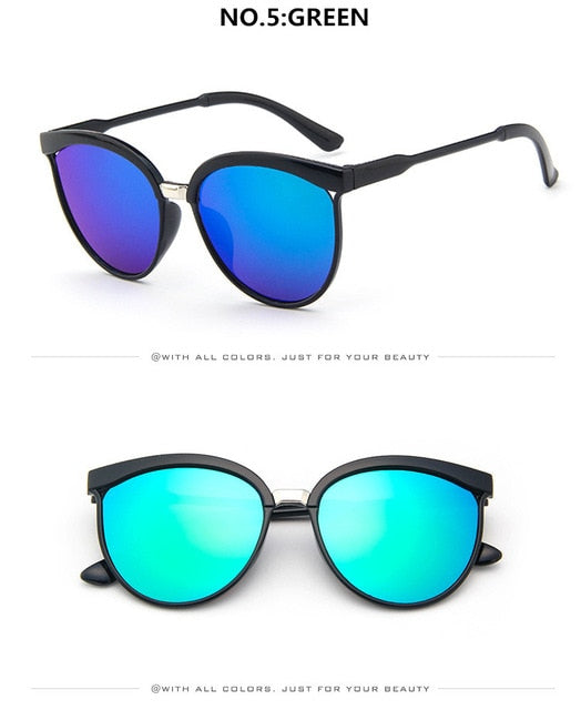Cat Eye Brand Designer Sunglasses Women Luxury Plastic Sun Glasses Classic Retro Outdoor Eyewear Oculos De Sol Gafass-sss