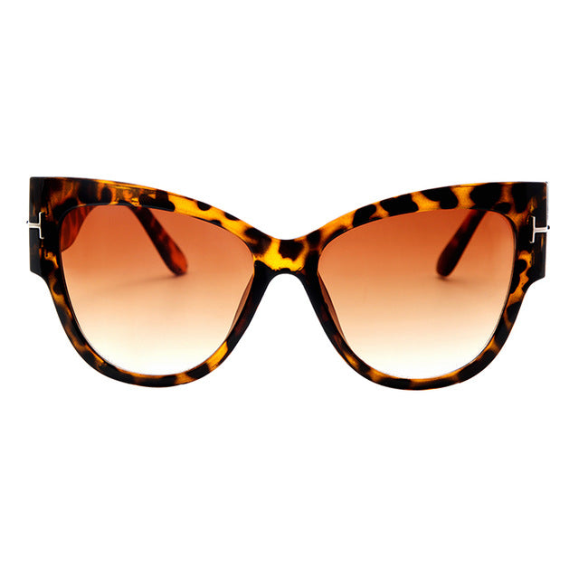 New Fashion Brand Designer Tom Cat Eye Sunglasses Women Oversized Frame Vintage Sun Glasses oculos de sol UV400s-sss
