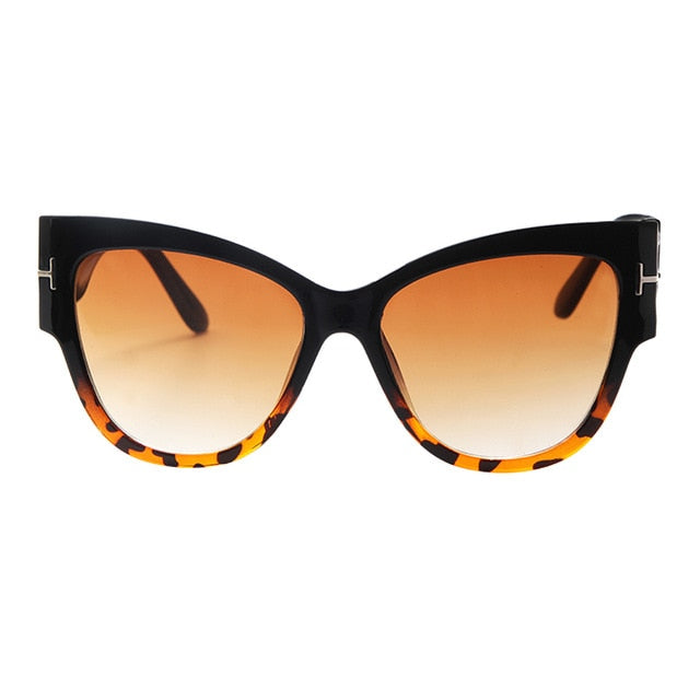 New Fashion Brand Designer Tom Cat Eye Sunglasses Women Oversized Frame Vintage Sun Glasses oculos de sol UV400s-sss