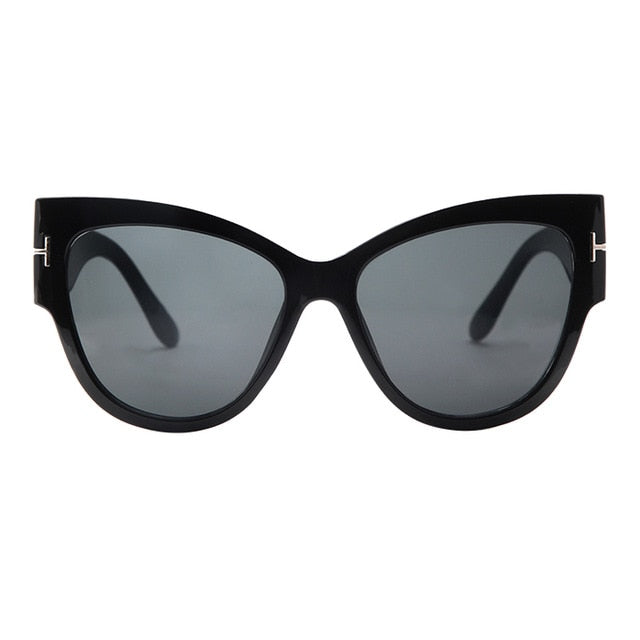 New Fashion Brand Designer Tom Cat Eye Sunglasses Women Oversized Frame Vintage Sun Glasses oculos de sol UV400s-sss