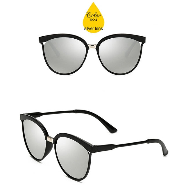LeonLion Candies Brand Designer Cat Eye Sunglasses Women Luxury Plastic Sun Glasses Classic Retro Outdoor Oculos De Sol Gafass-sss