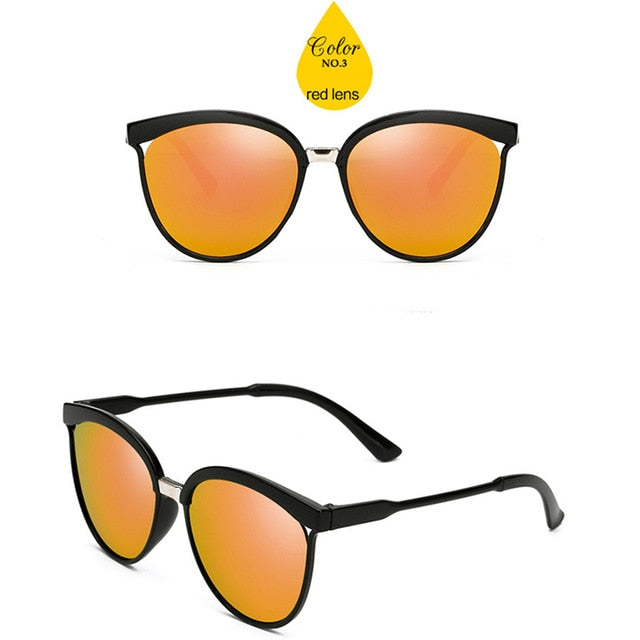 LeonLion Candies Brand Designer Cat Eye Sunglasses Women Luxury Plastic Sun Glasses Classic Retro Outdoor Oculos De Sol Gafass-sss