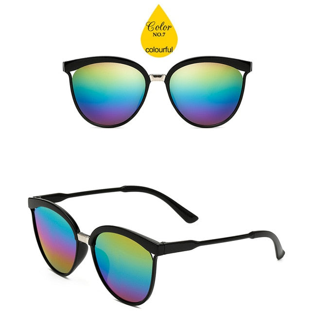 LeonLion Candies Brand Designer Cat Eye Sunglasses Women Luxury Plastic Sun Glasses Classic Retro Outdoor Oculos De Sol Gafass-sss