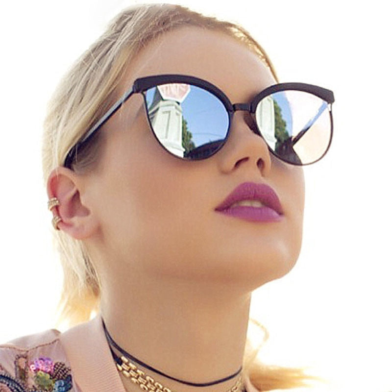 Cat Eye Brand Designer Sunglasses Women Luxury Plastic Sun Glasses Classic Retro Outdoor Eyewear Oculos De Sol Gafass-sss