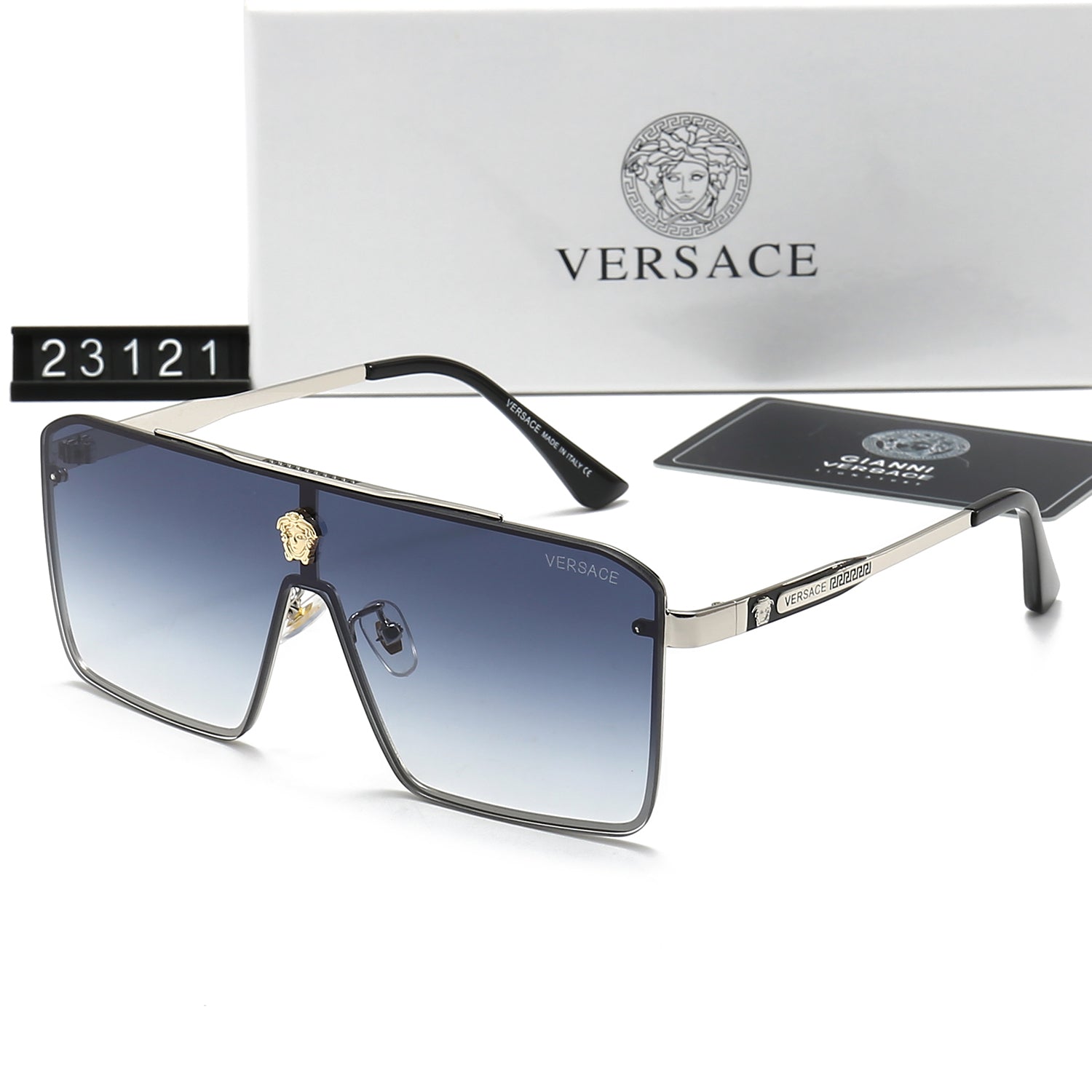 Retro Metal Letter Sunglasses 23121s-sss