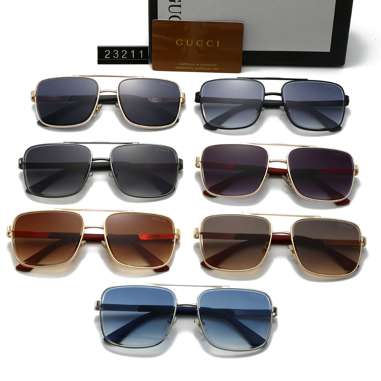 Fashion Polarized Metal Sunglasses 23211s-sss