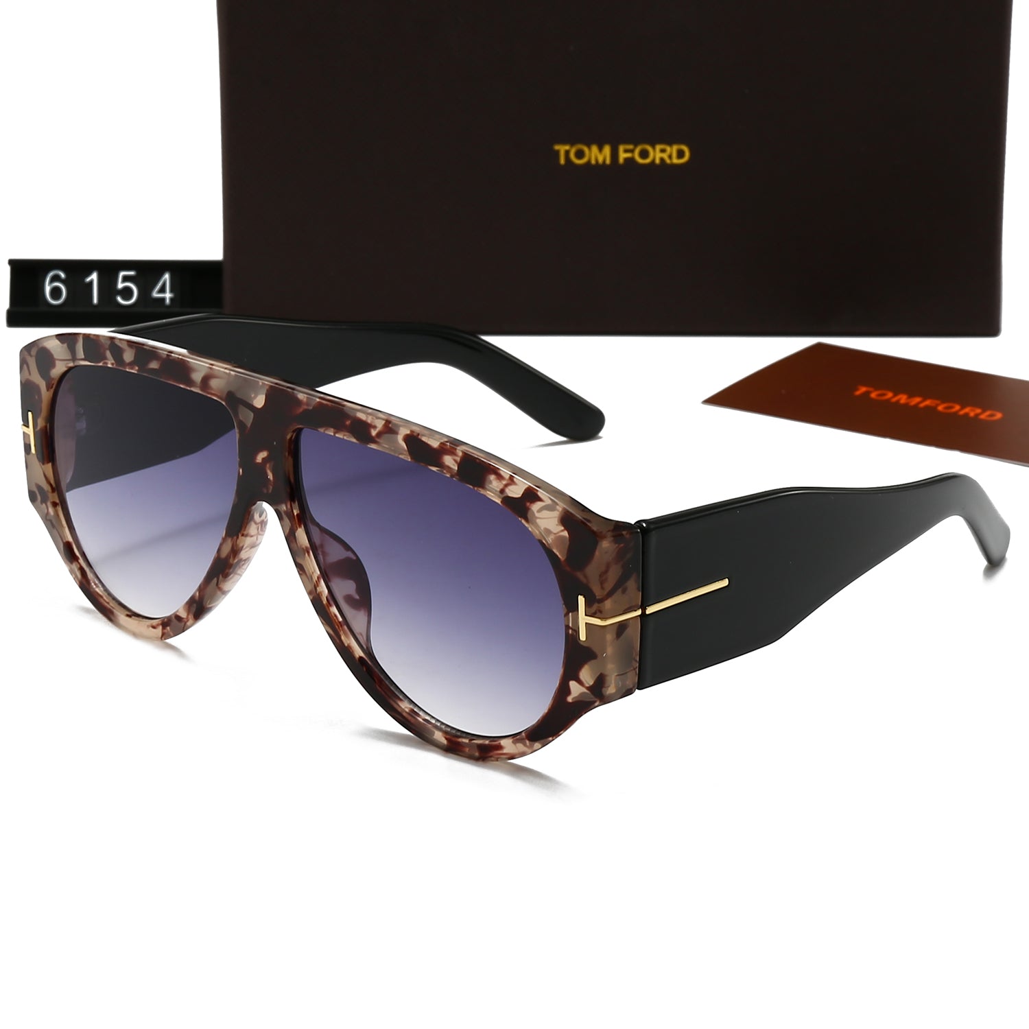 Fashion cat-eye sunglasses 6154s-sss
