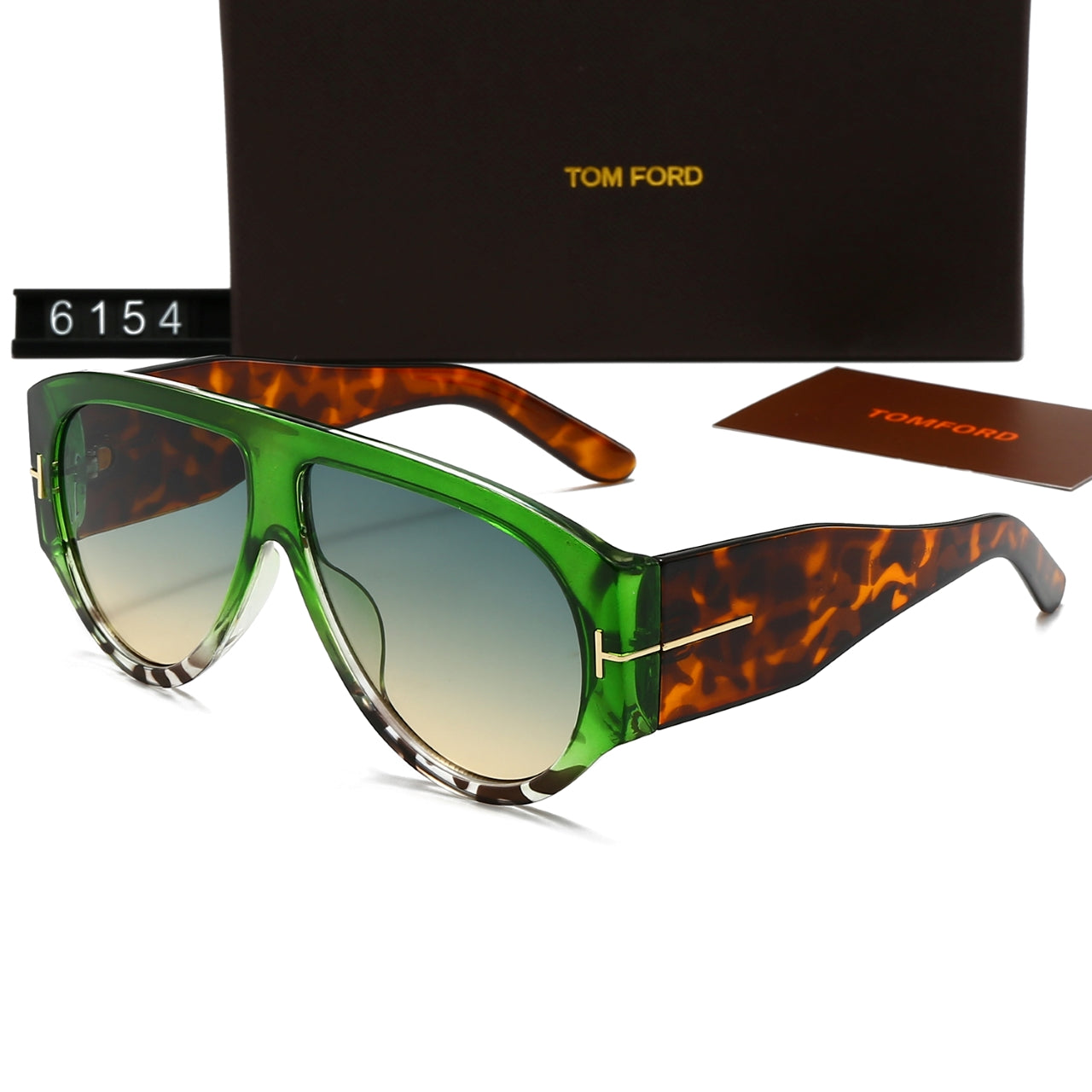 Fashion cat-eye sunglasses 6154s-sss