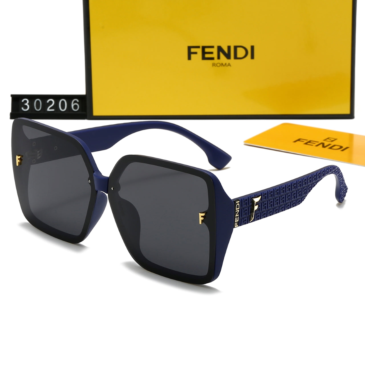 Square frame holiday sunglasses 30206s-sss