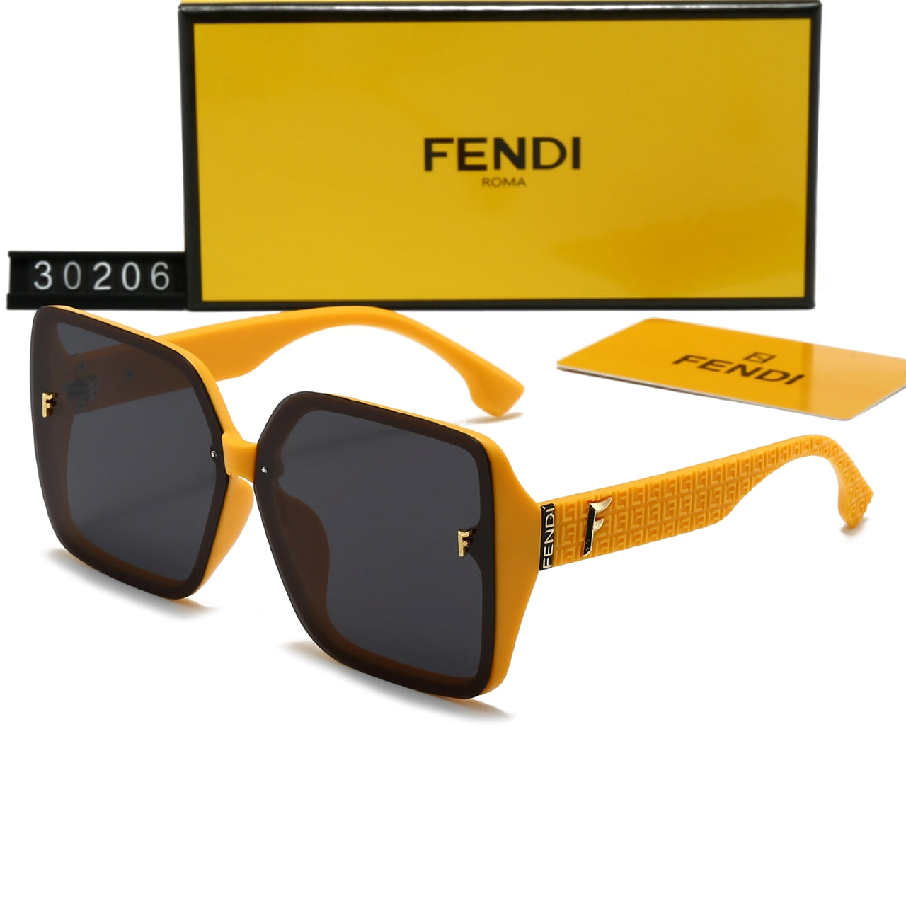 Square frame holiday sunglasses 30206s-sss