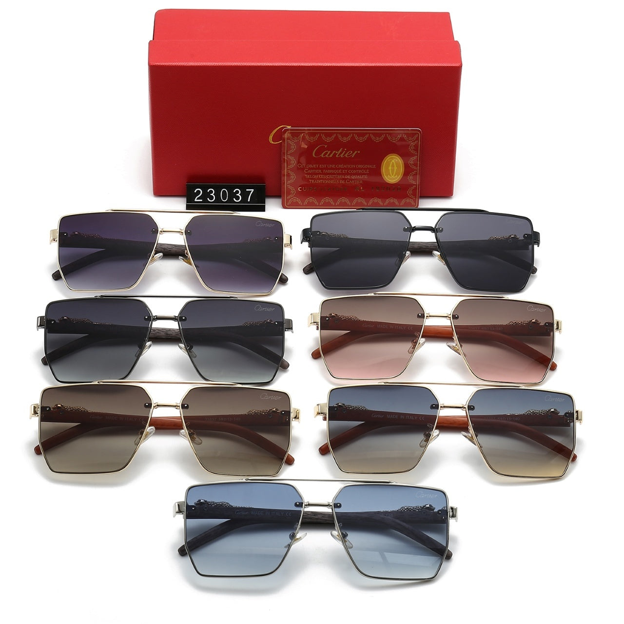 Fashion hot 7 color sunglasses 23037s-sss