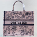 Large CD Book Tote 42cm Jardin Botanique Pink