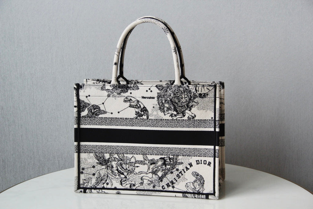 Medium CD Book Tote 36cm Hercules White